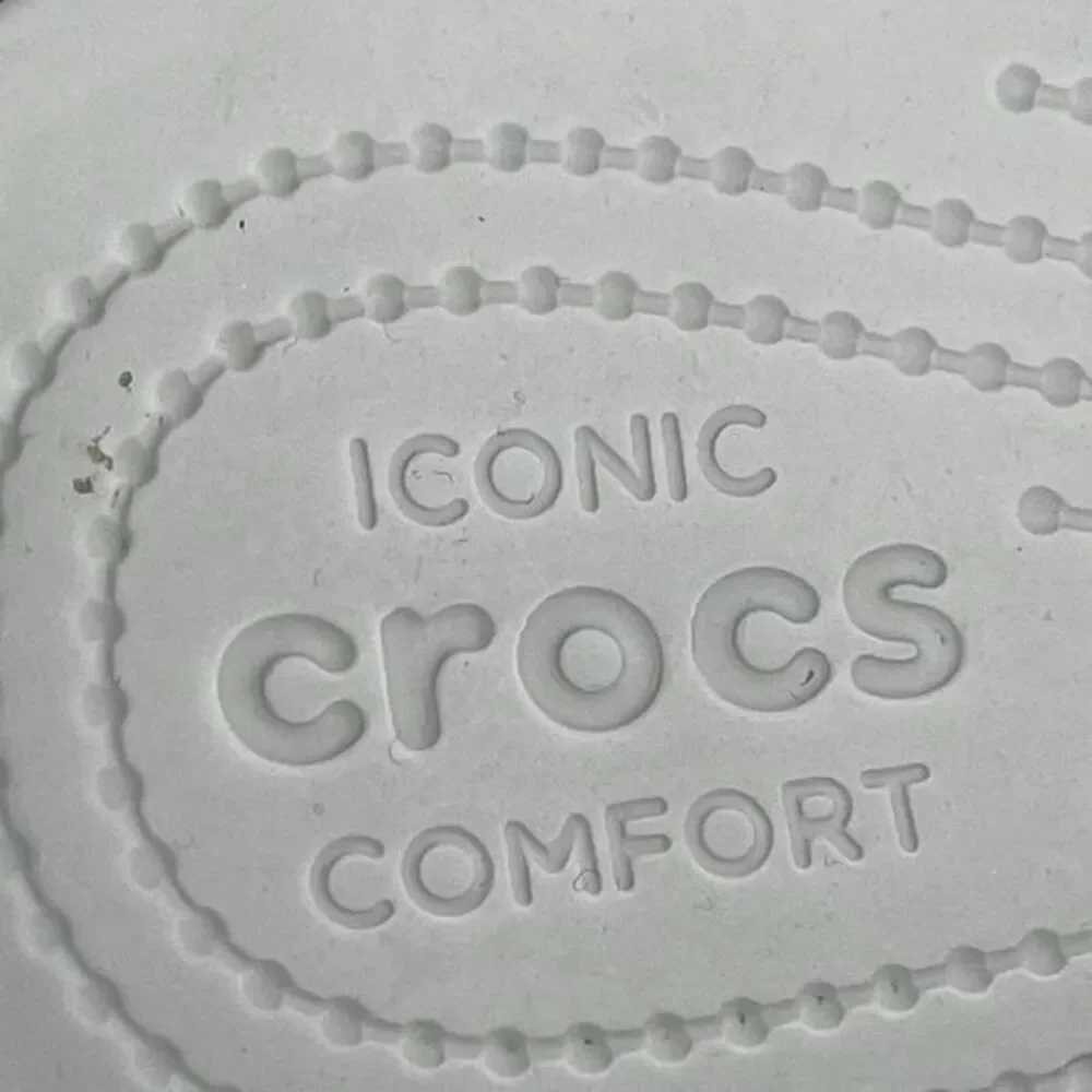 Crocs Sandals Men's Size 10 Gray Iconic Comfort 2 Strap Slip On Slide Beach Pool